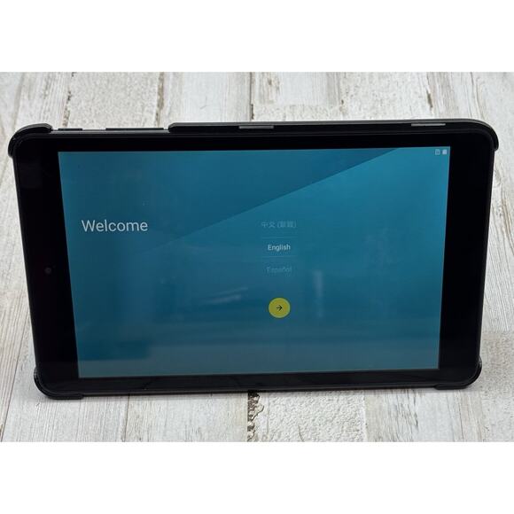 AT&T Trek HD 9020A Android Tablet WiFi & Cellular With Case & Cord Bundle